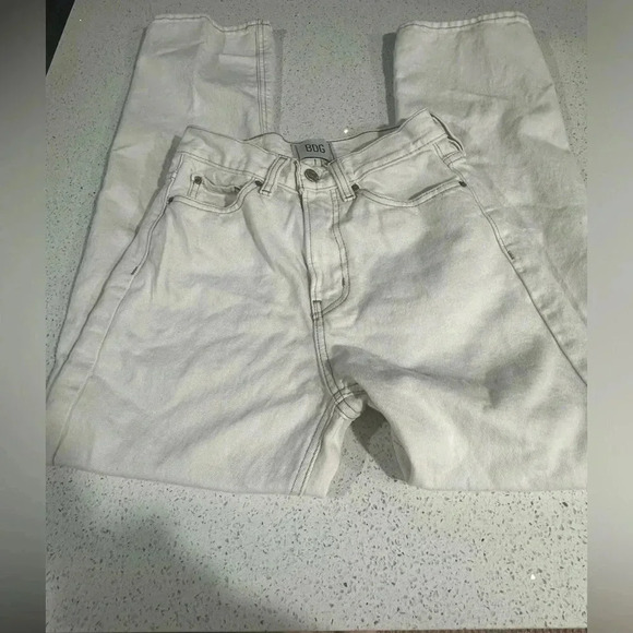 Urban Outfitters Cream BDG High-Waisted Cowboy Jean Size 26 EUC - Picture 4 of 10